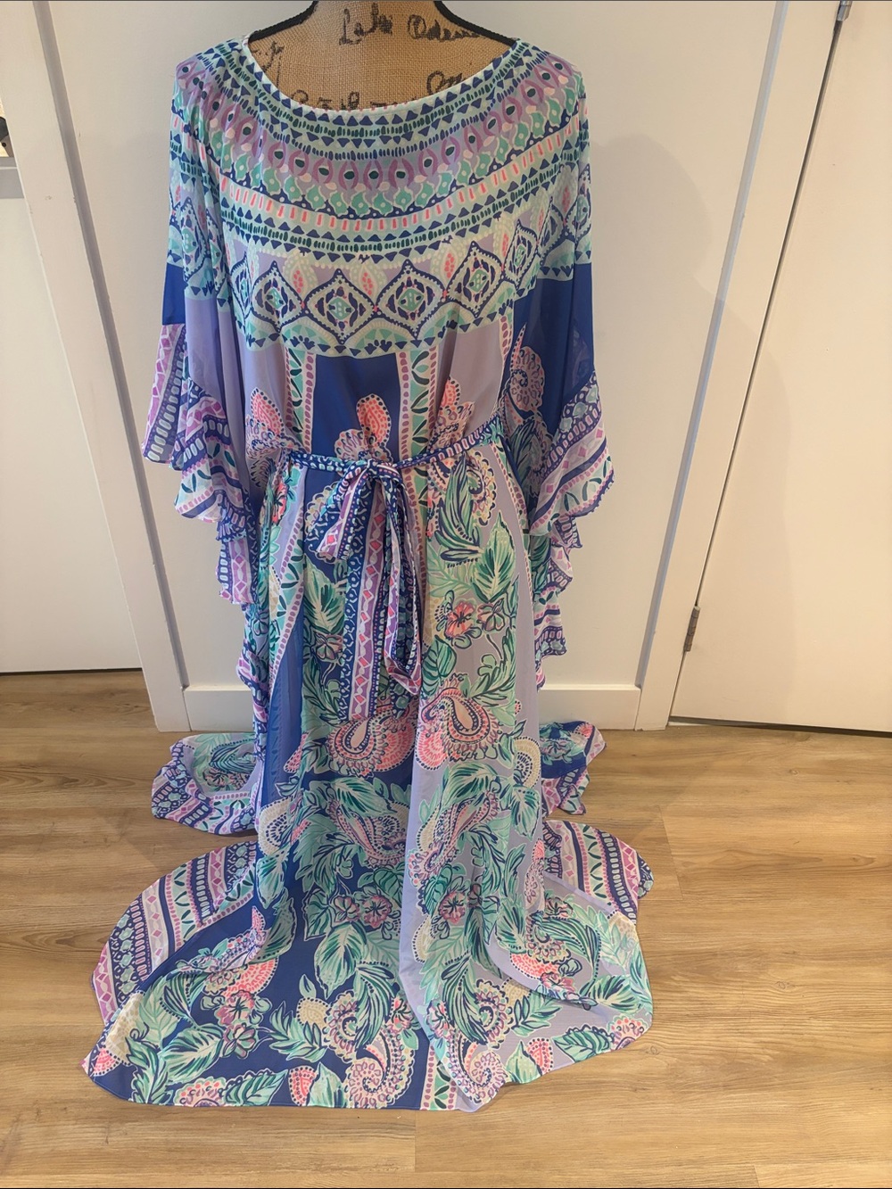 Lilly Pulitzer Monnae Midi caftan in Moroccan mint- Holy Grail NWT L/XL